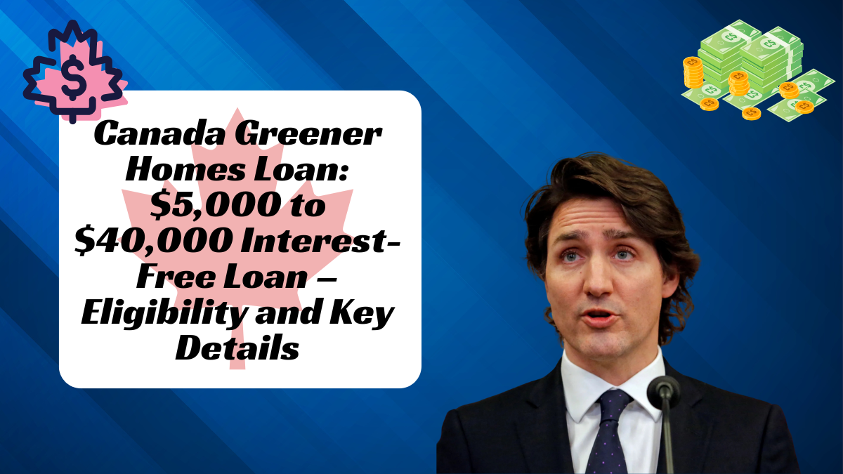 Canada Greener Homes Loan: $5,000 to $40,000 Interest-Free Loan – Eligibility and Key Details