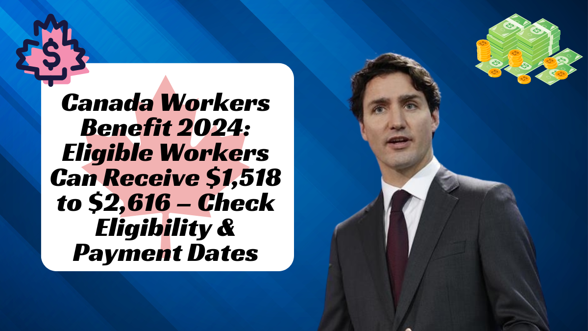 Canada Workers Benefit 2024: Eligible Workers Can Receive $1,518 to $2,616 – Check Eligibility & Payment Dates