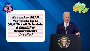 November SNAP Payments Up to $3,516- Full Schedule & Eligibility Requirements Unveiled